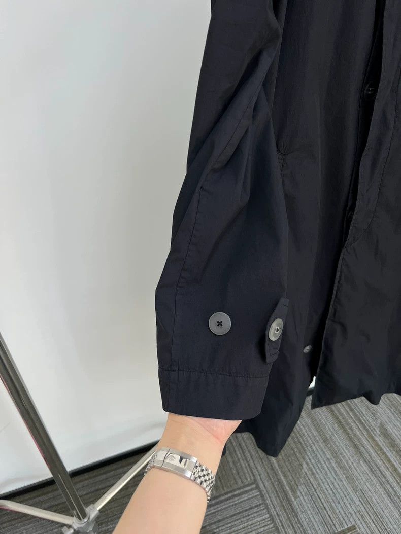 Dries Van Noten driesnvan noten Thin black trench coat 2503-Nextarrow Size US M / EU 48-50 / 2 - 4 Thumbnail
