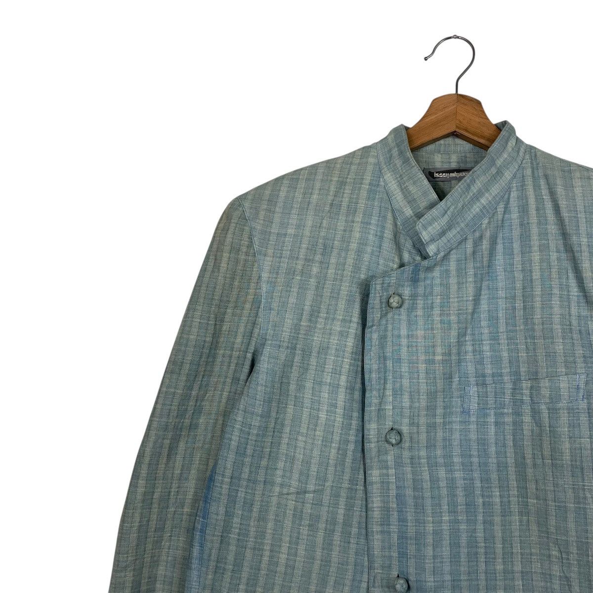 Issey Miyake Vintage 80s Issey Miyake Hickory Faded Jacket Size US M / EU 48-50 / 2 - 6 Thumbnail