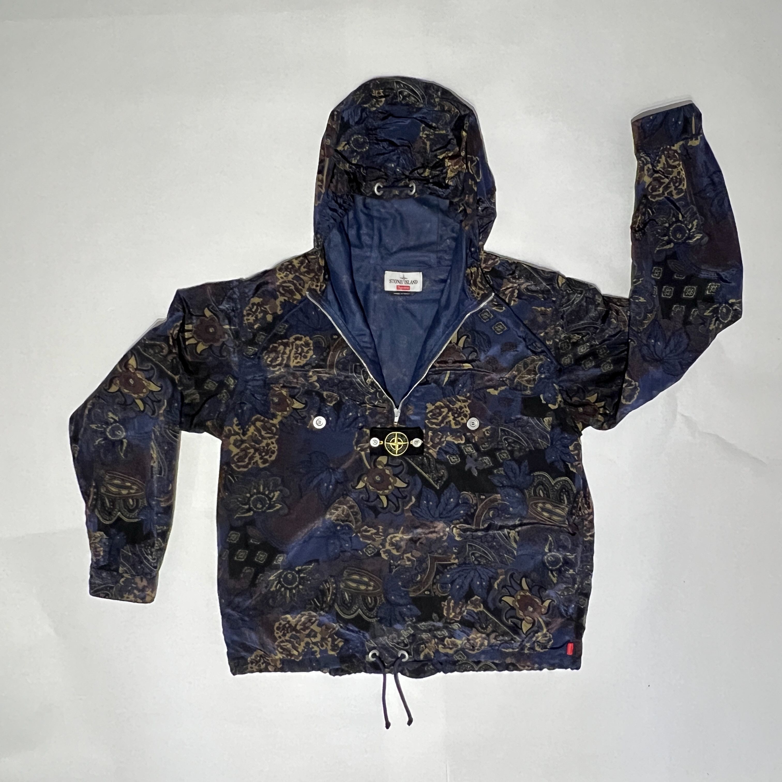 Supreme Paisley Nylon Metal 5C Printed Anorak SS15 | Grailed