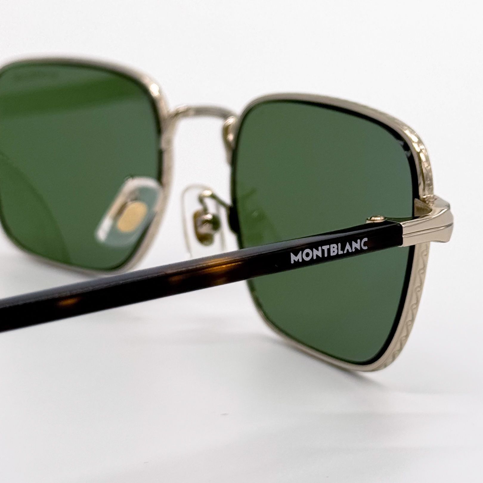 Montblanc NEW MONTBLANC SUNGLASSES MEN BLACK/GREEN MB0339S 002 EYEWEAR Size ONE SIZE - 6 Thumbnail