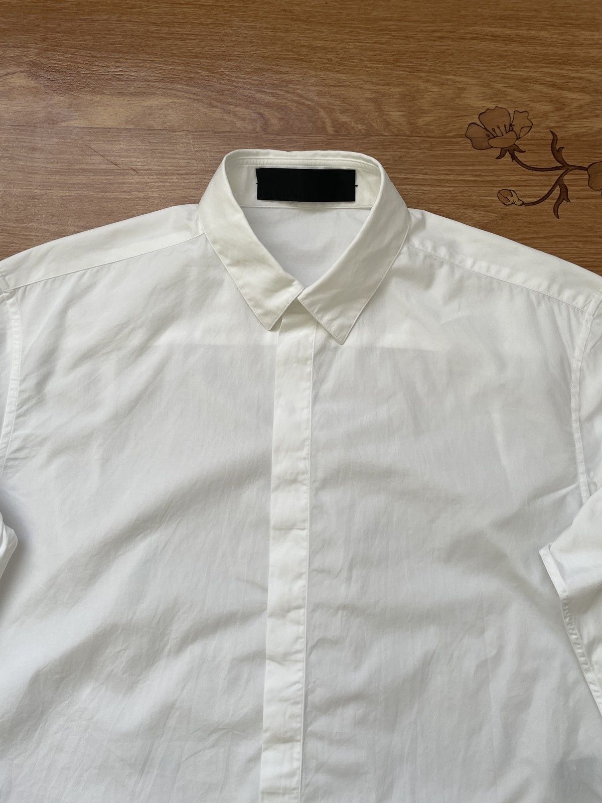 Haider Ackermann Haider Ackermann White Cotton Shirt Size US M / EU 48-50 / 2 - 3 Thumbnail