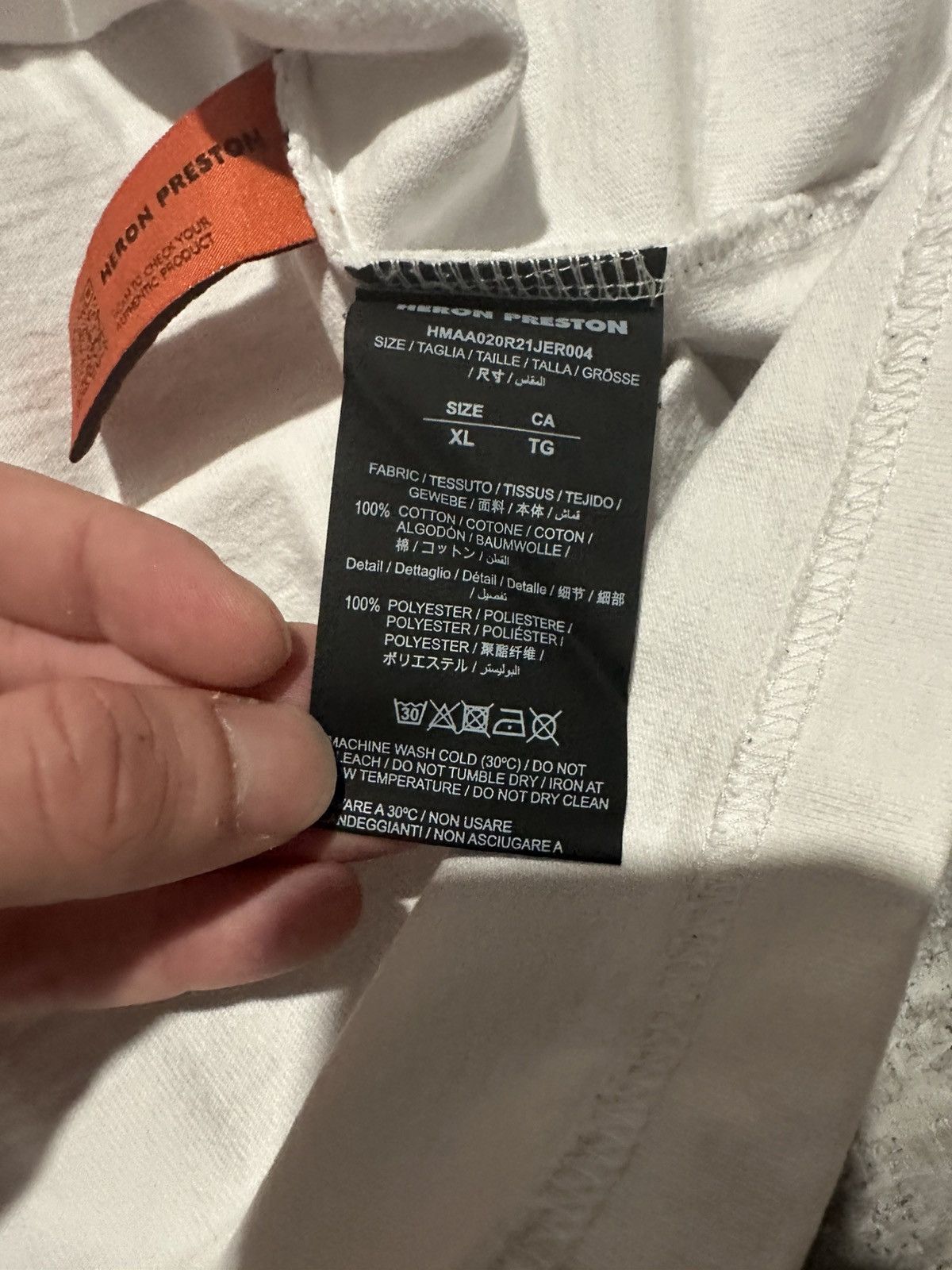 Heron Preston HERON PRESTON "HALO HERONS TSHIRT" Size US XL / EU 56 / 4 - 5 Thumbnail