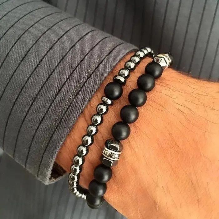 Jewelry Stone Bead Bracelet Size ONE SIZE - 2 Thumbnail