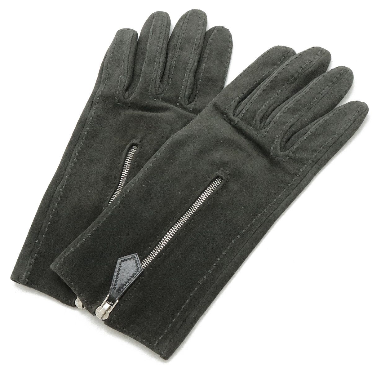 Hermes Hermes Hermes Suede Gloves Suede Gloves #7 DUTY FREE for USA Size ONE SIZE - 1 Thumbnail