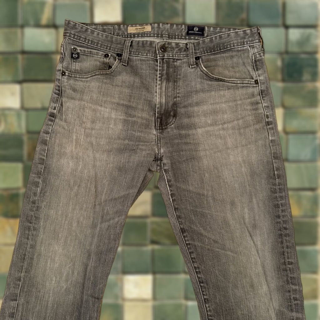 Denime Adriano Goldschmied Jeans 32x34 Adult Grey Denim The Protege Straight Leg Jeans Men Regular 32x34 Grey Denim Pockets Vintage No Size US 32 / EU 48 - 1 Thumbnail