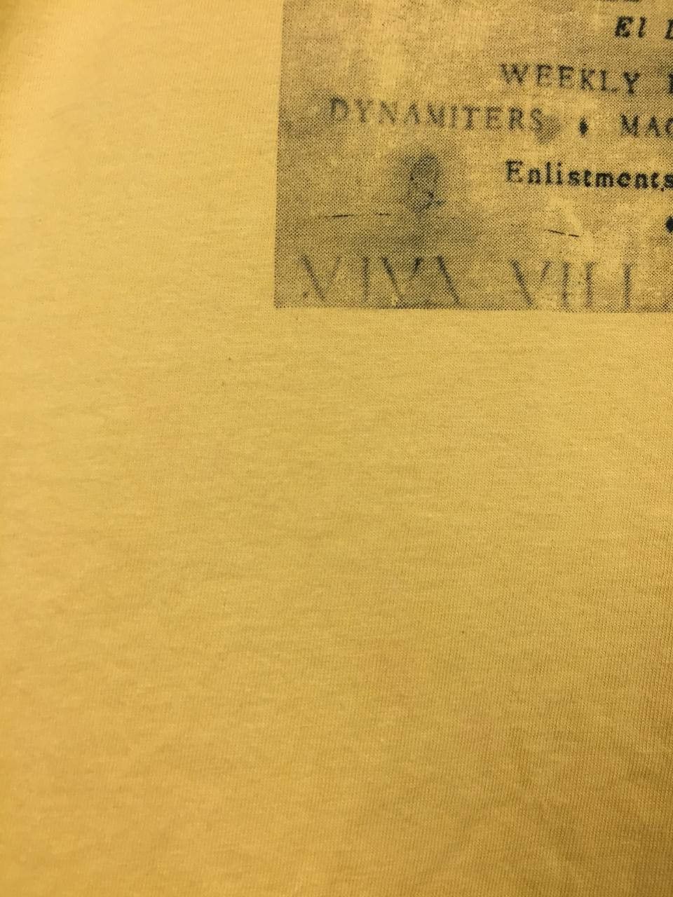 Vintage Vtg Pancho Villa Mexican Revolution 1910 Propaganda Tee Size US M / EU 48-50 / 2 - 5 Thumbnail