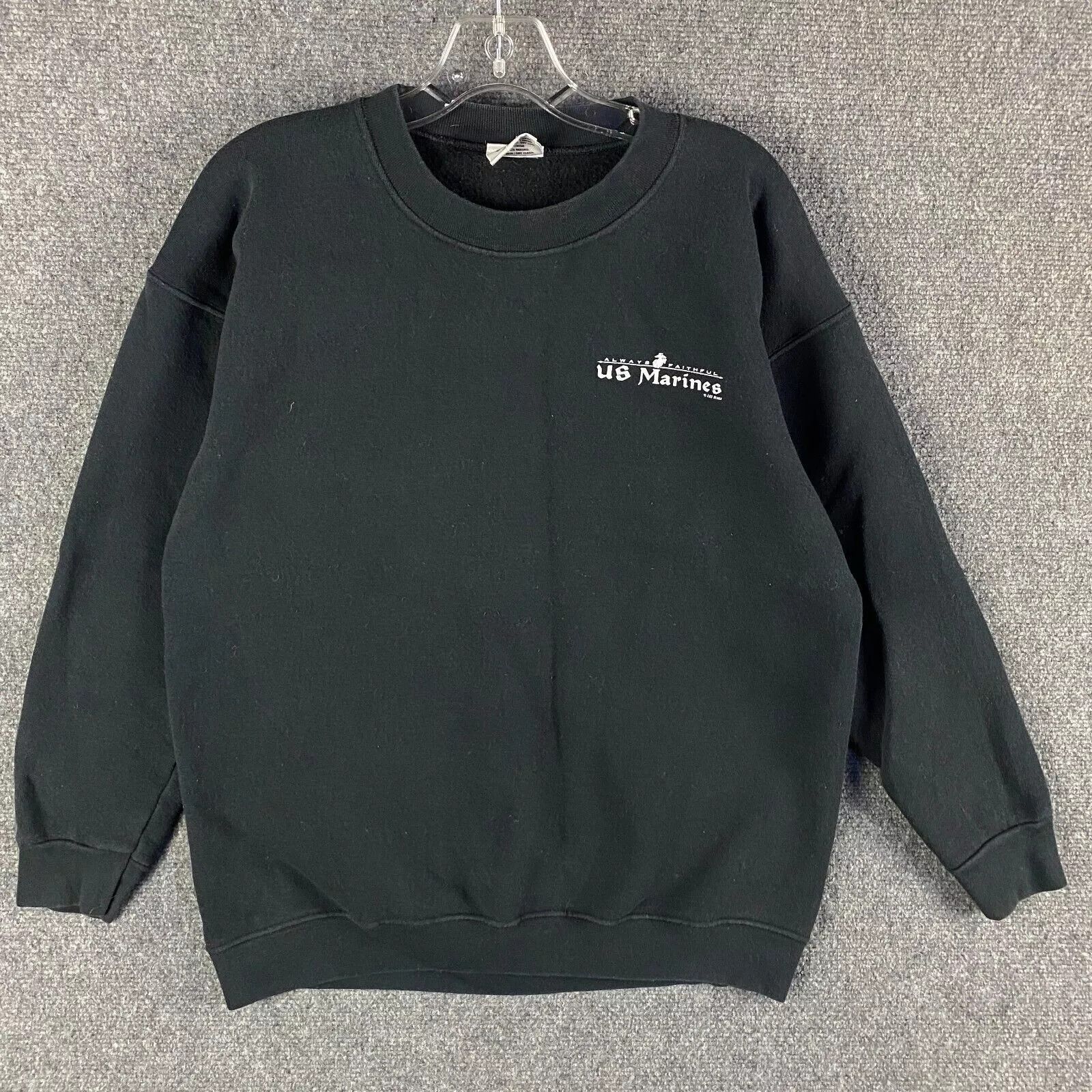 Vintage US Marines Sweatshirt Men Large 720 Design Distressed Size US L / EU 52-54 / 3 - 1 Thumbnail