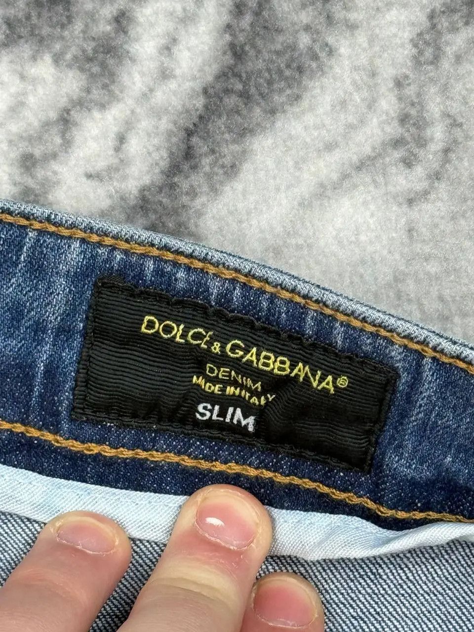 Dolce & Gabbana NEW Dolce Gabbana Metal Logo Denim Jeans Slim Fit Size US 32 / EU 48 - 9 Thumbnail