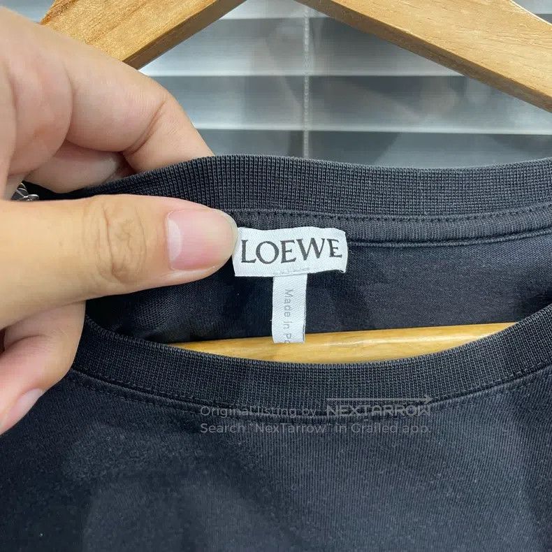 Loewe Loewe Classic embroidered logo short-sleeve T-shirt Size US XL / EU 56 / 4 - 3 Thumbnail