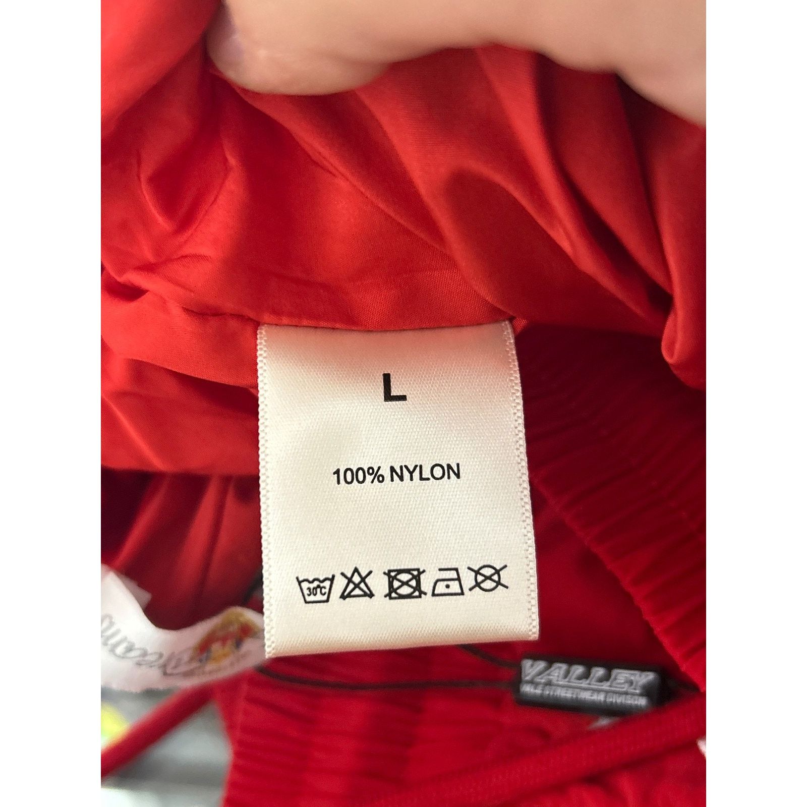Vale VALE FOREVER RED VALEWERKZ SWISH NYLON PANT SIZE LARGE NEW Size US 30 / EU 46 - 4 Thumbnail