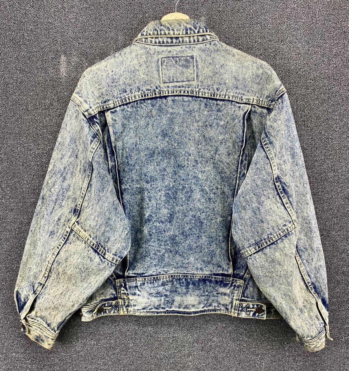 Japanese Brand Vintage Biko Designer Label Acid Wash Trucker Denim Jacket Size US M / EU 48-50 / 2 - 10 Thumbnail