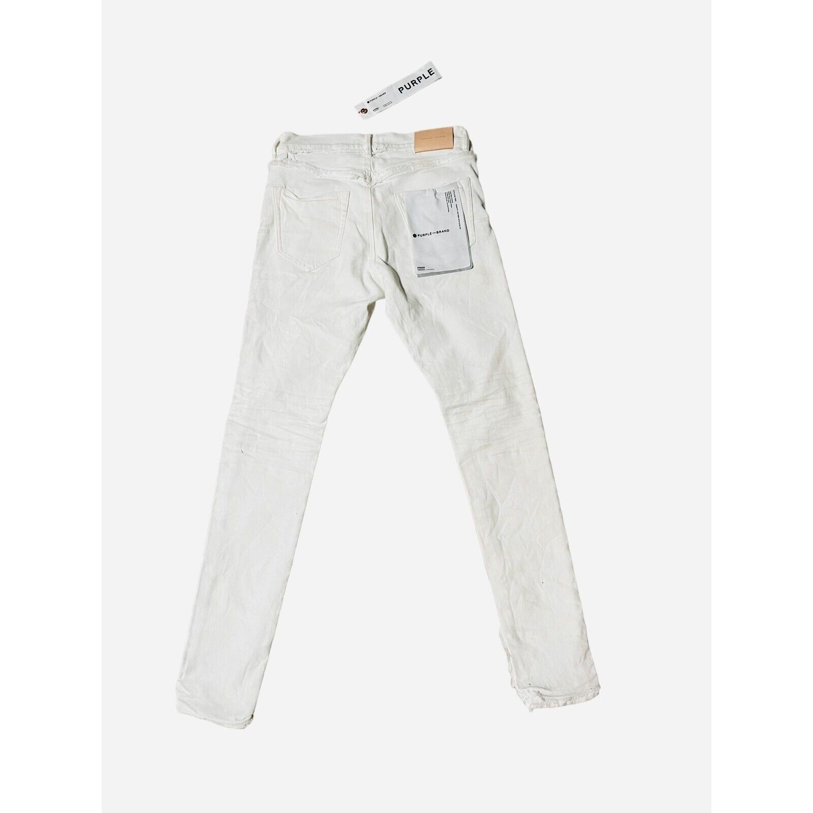 Purple Brand Purple Brand Jeans Mens Slim Fit P001 White 29/30 Size US 29 - 3 Thumbnail