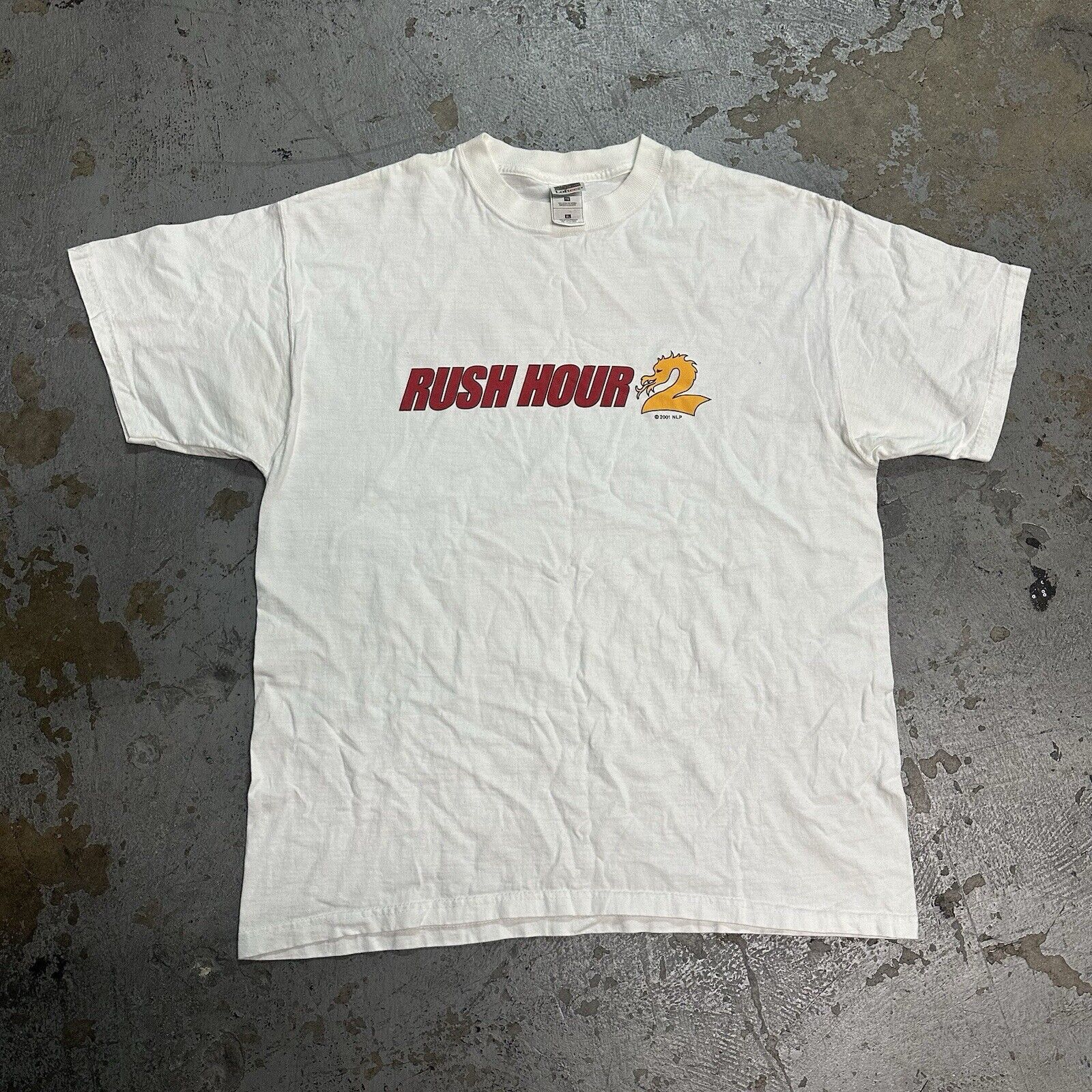 Vintage Vintage 2001 Rush Hour 2 Movie Promo T-Shirt XL Jackie Chan Size US XL / EU 56 / 4 - 3 Thumbnail