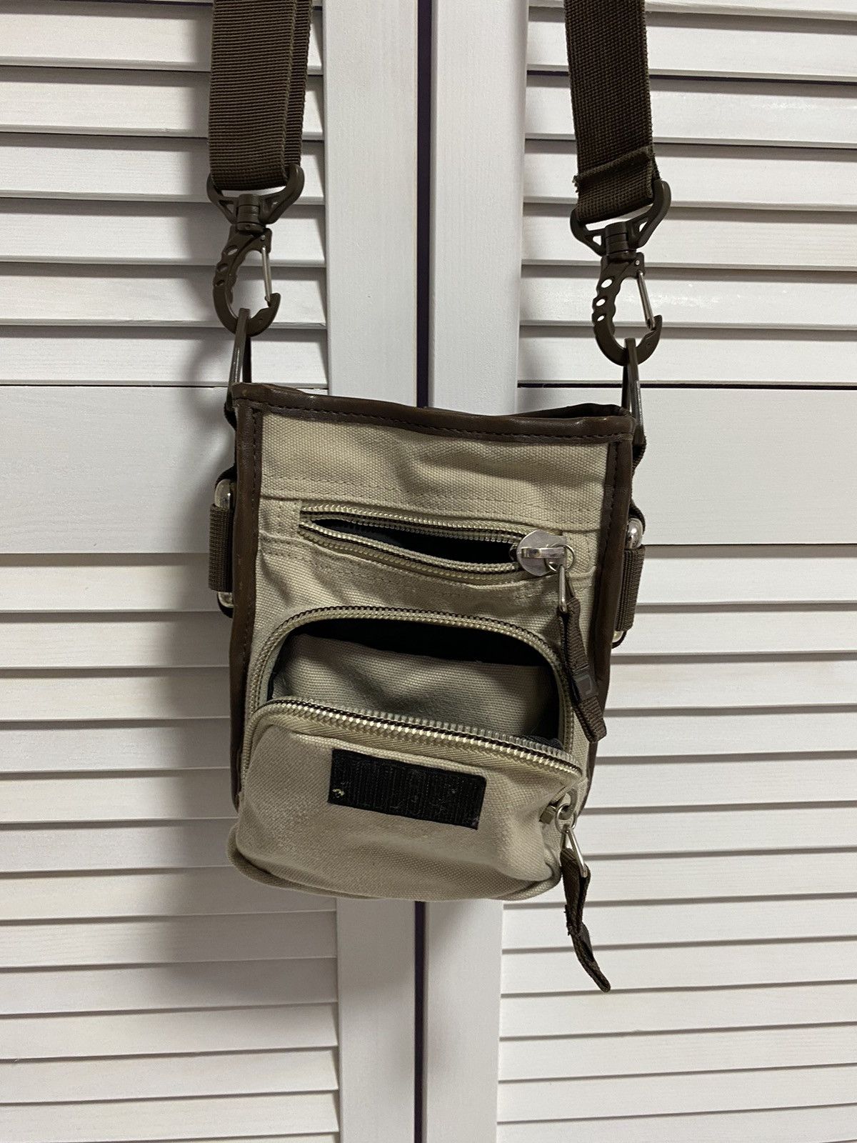 Diesel Vintage Bag Messenger DIESEL Metal Multi Pocket Cargo Y2K Size ONE SIZE - 10 Thumbnail