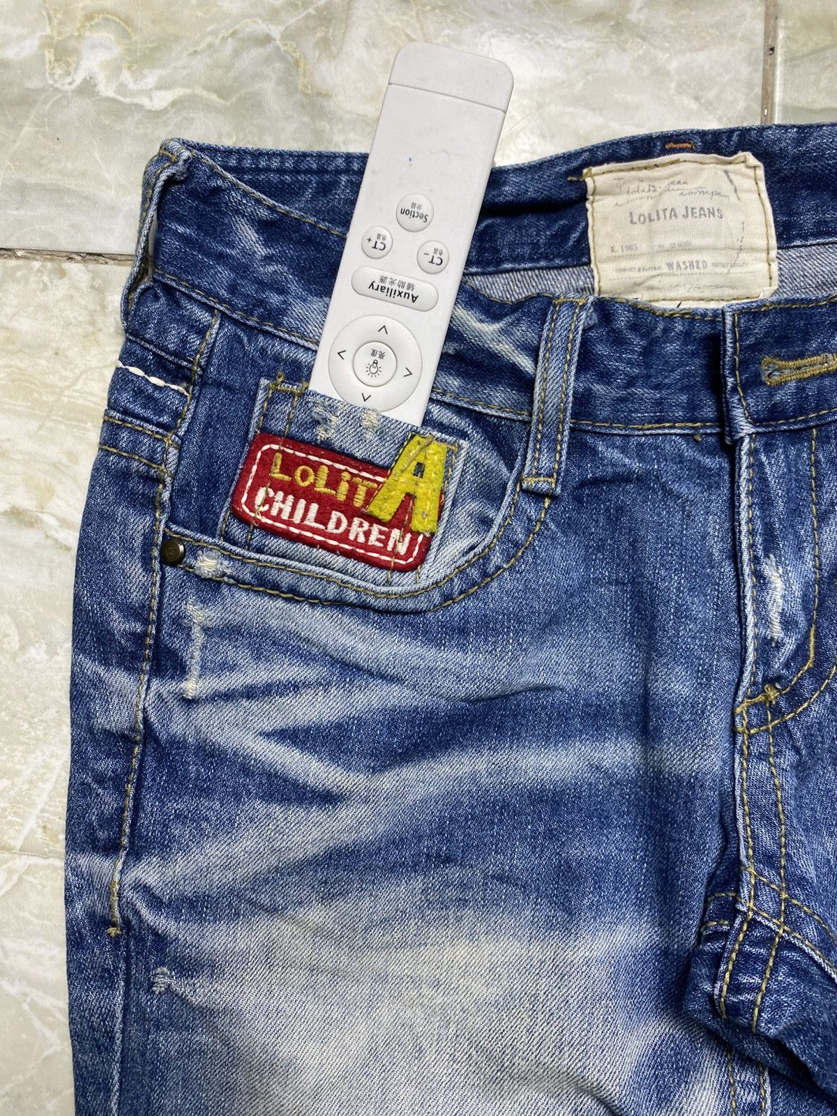 Japanese Brand Rare Lolita Children Distressed Jeans Size US 28 / EU 44 - 18 Thumbnail