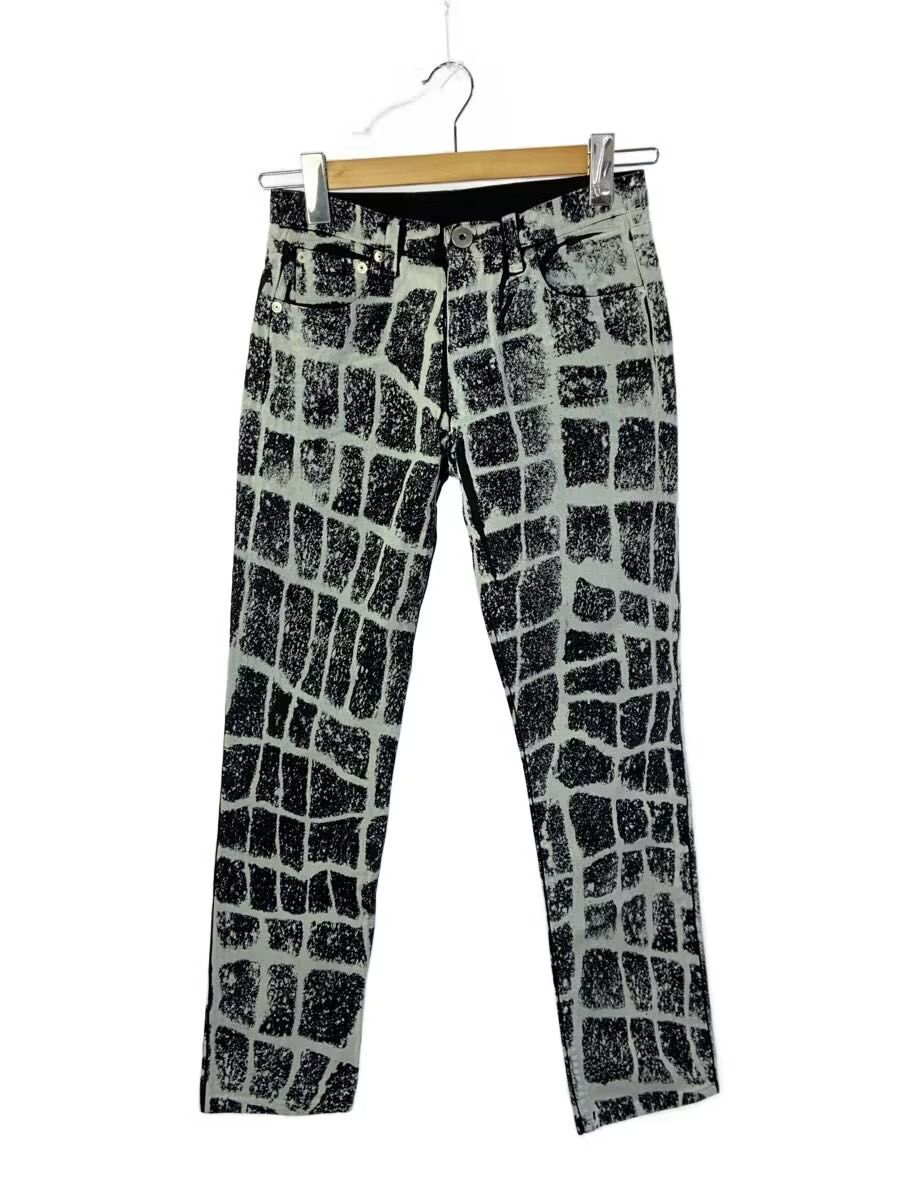 Maison Margiela Paint Crocodile Print Denim Jeans Size US 27 - 1 Thumbnail