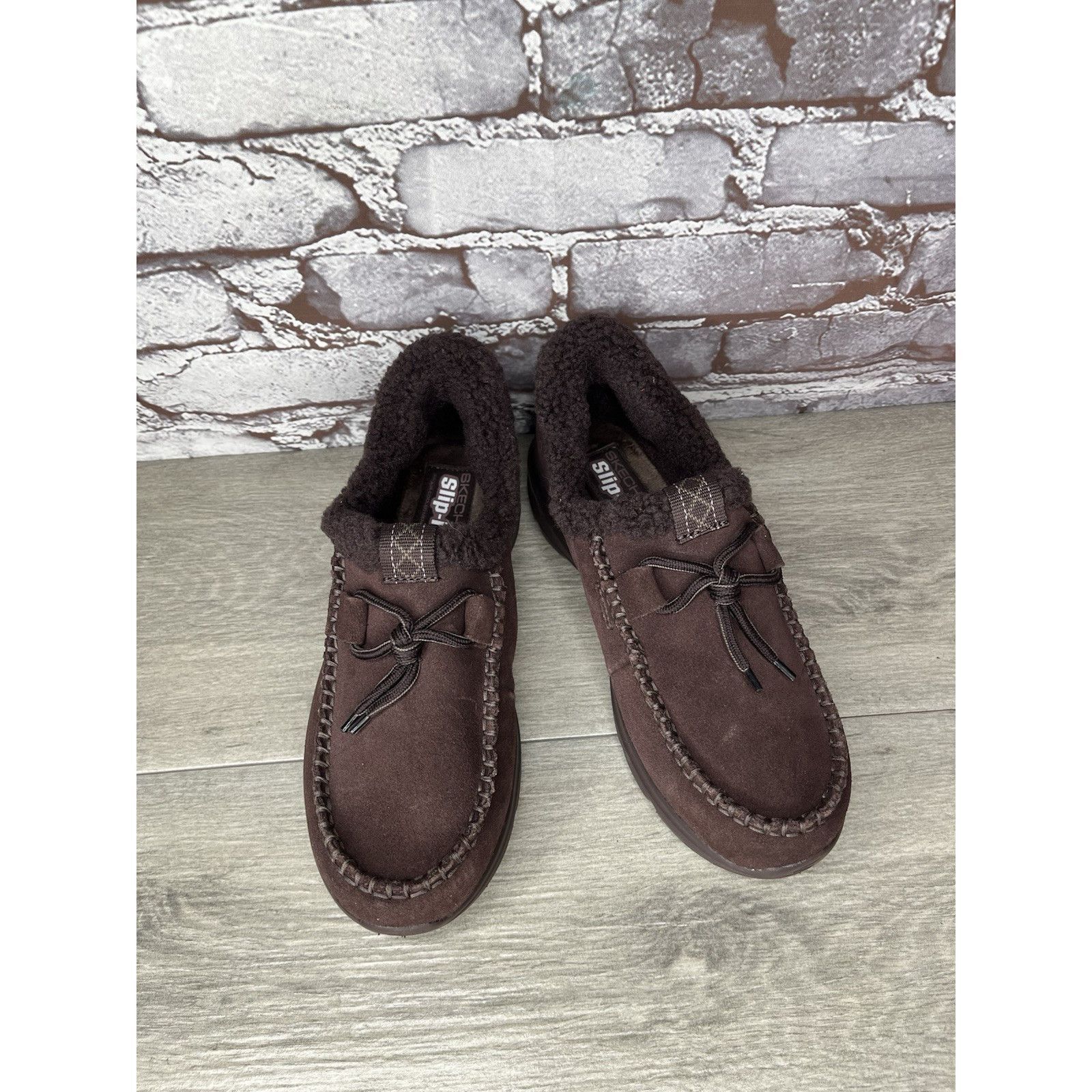 SKECHERS Skechers Glacial Ultra Millie Brown Suede Slip On Comfort Sh Size US 7.5 / IT 37.5 - 8 Thumbnail