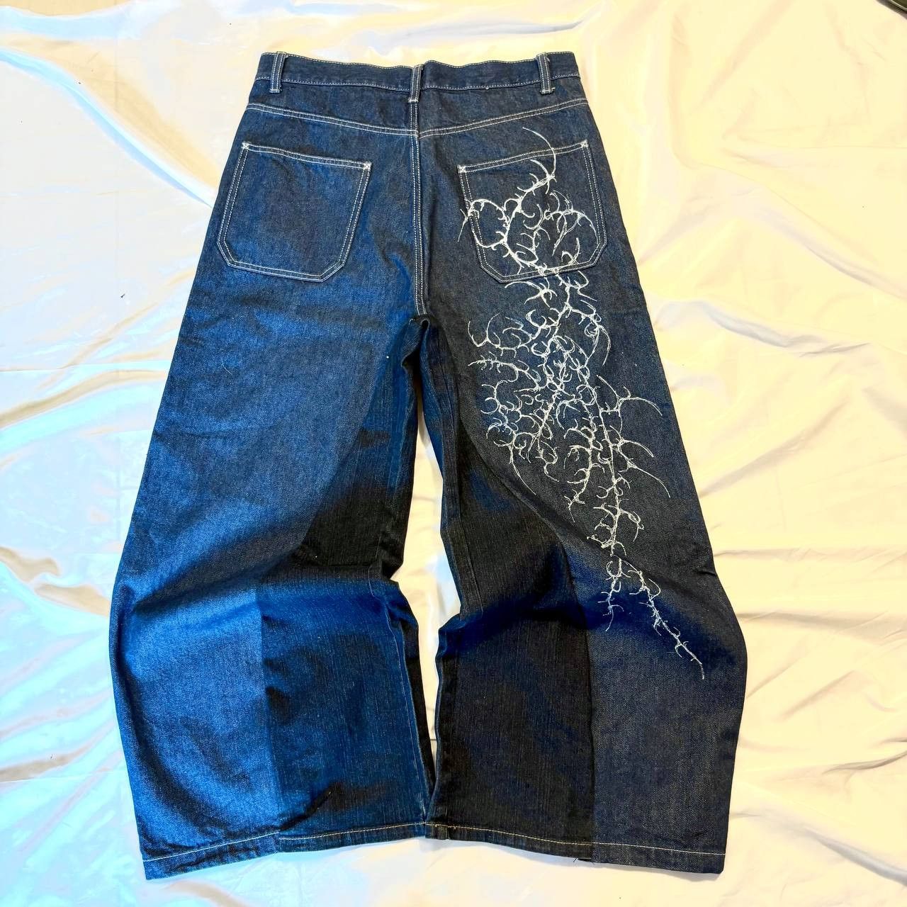 Handmade Rare Tribal Handmade Baggy Pants Size US 33 - 3 Thumbnail