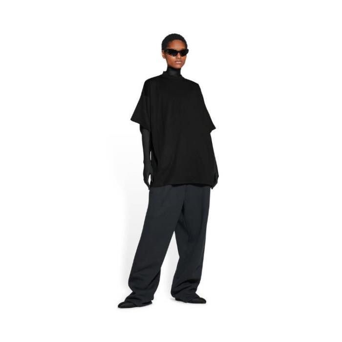 Balenciaga o1s1wg111124 Tubular Medium Fit T-Shirt in Black Size XS / US 0-2 / IT 36-38 - 1 Thumbnail