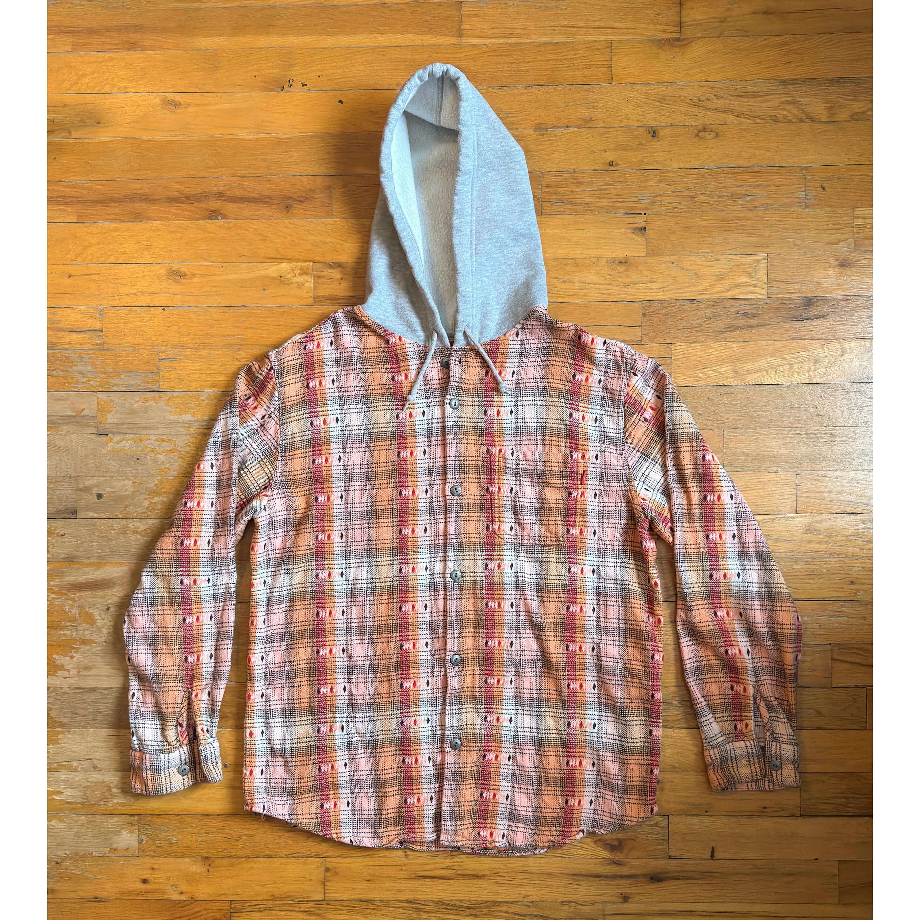 Supreme F/W '21 Faux Fur Collar Flannel Shirt | Grailed