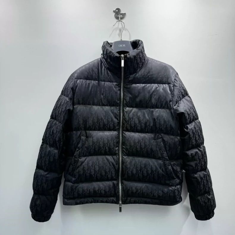 Dior Dior Classic Oblicque Full Print Logo Down Jacket 2501-Next Size US S / EU 44-46 / 1 - 1 Thumbnail