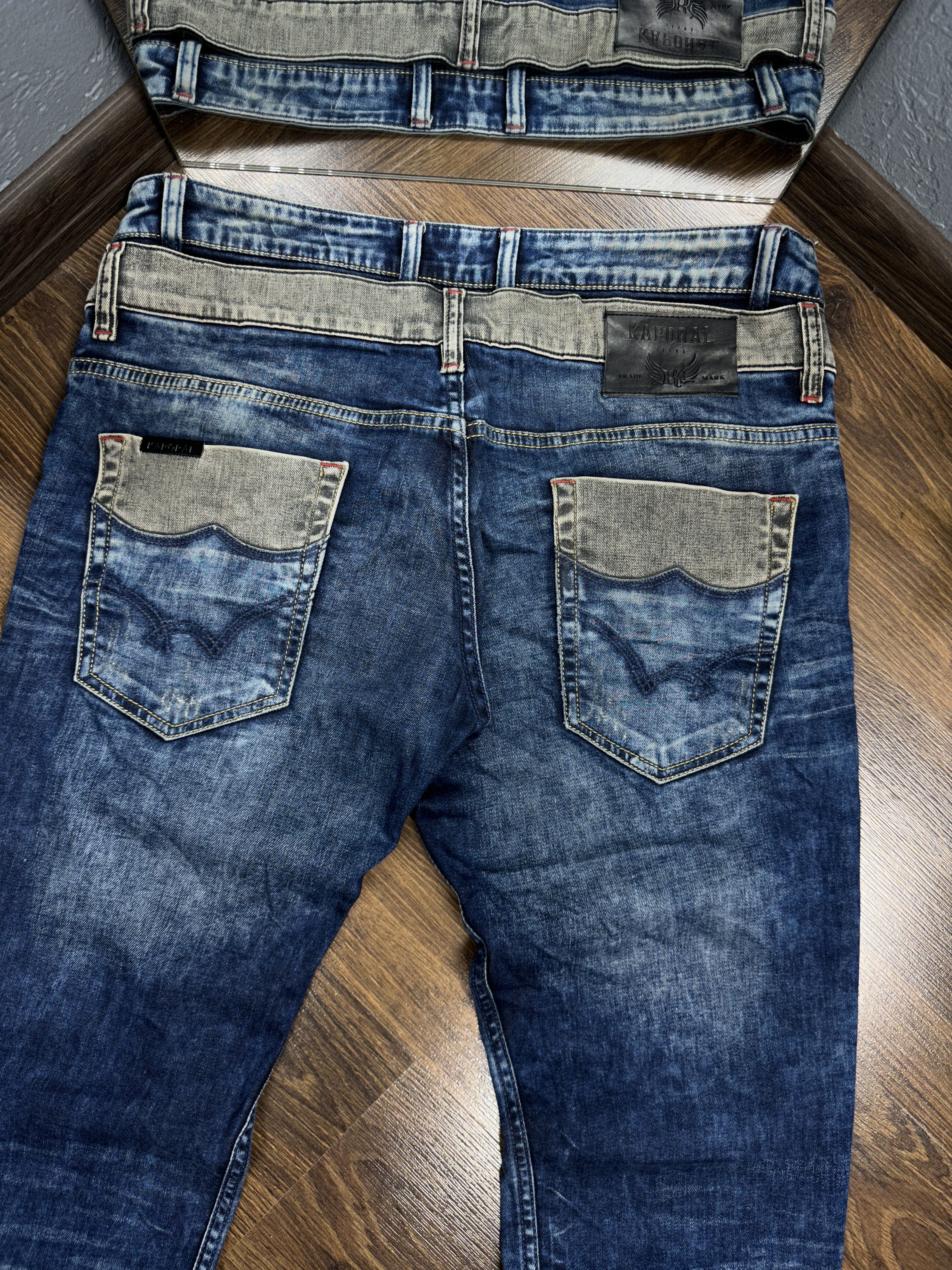 Japanese Brand Kaporal 5 Mens Denim Pants Jeans Size US 34 / EU 50 - 2 Thumbnail