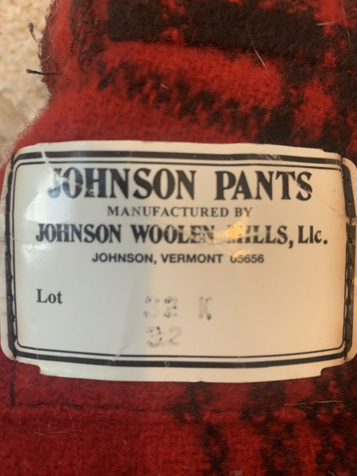 Johnson Woolen Mills Wool Pants, Cuffed Size US 32 / EU 48 - 3 Thumbnail