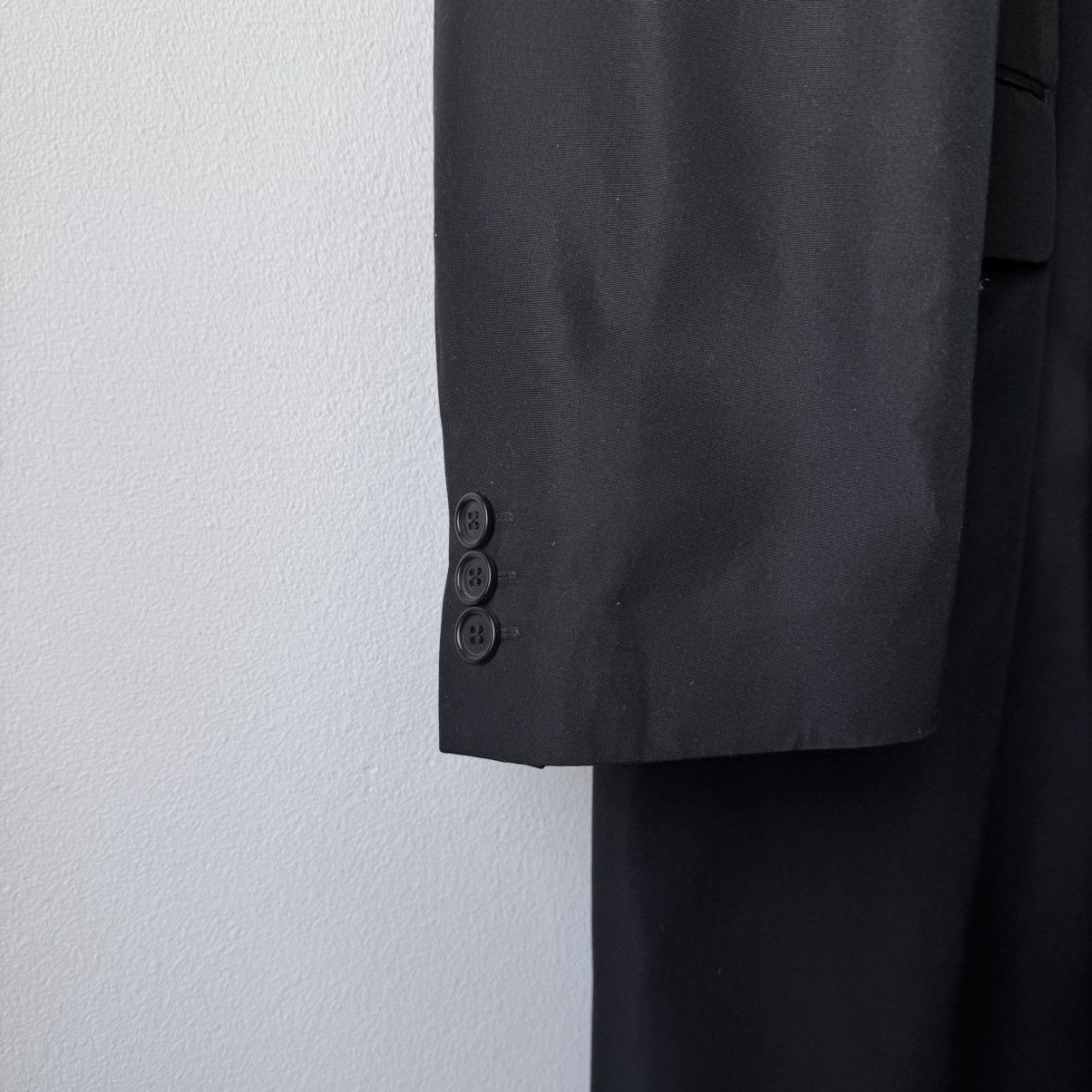 Helmut Lang Helmut Lang 1990’s Black Silk Button-up Overcoat Size US S / EU 44-46 / 1 - 4 Thumbnail