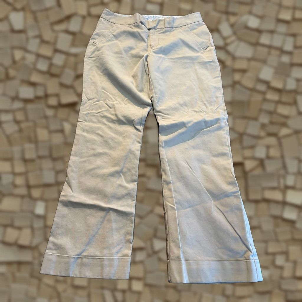 Old Navy Old Navy Women's Pants, Size 10 Short, Cream, Dress Pants, Mid Rise Size 32" / US 10 / IT 46 - 1 Thumbnail