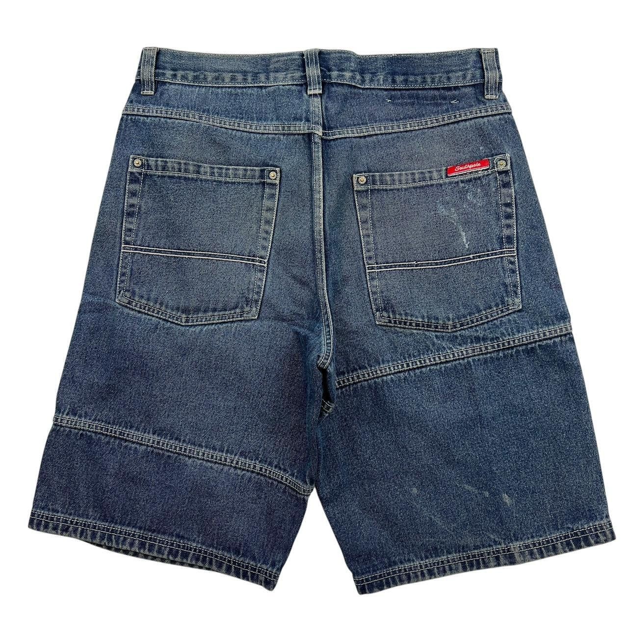 Southpole Vintage Southpole Patch Denim Shorts / Jorts - Waist: 36” Size US 36 / EU 52 - 2 Thumbnail