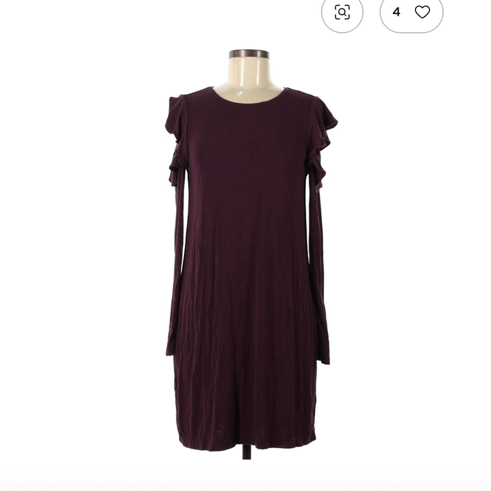 Other White House Black Market Burgundy Casual Dress Size M Size M / US 6-8 / IT 42-44 - 1 Thumbnail
