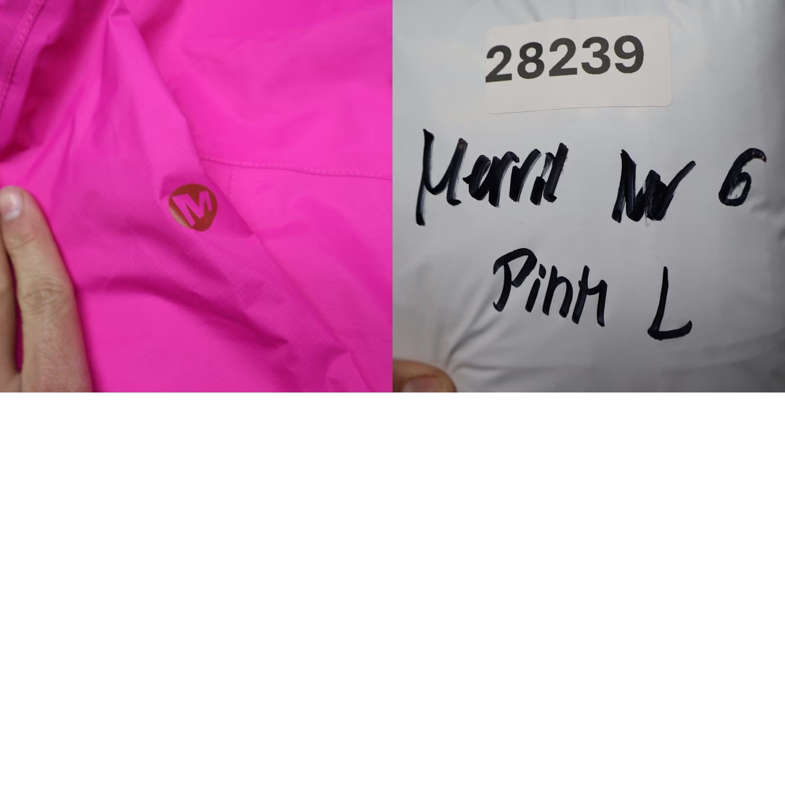 Merrell Merrell Jacket Womens Medium Pink Hooded Wind Rain Full Zip Lightweight Ripstop Size M / US 6-8 / IT 42-44 - 10 Thumbnail