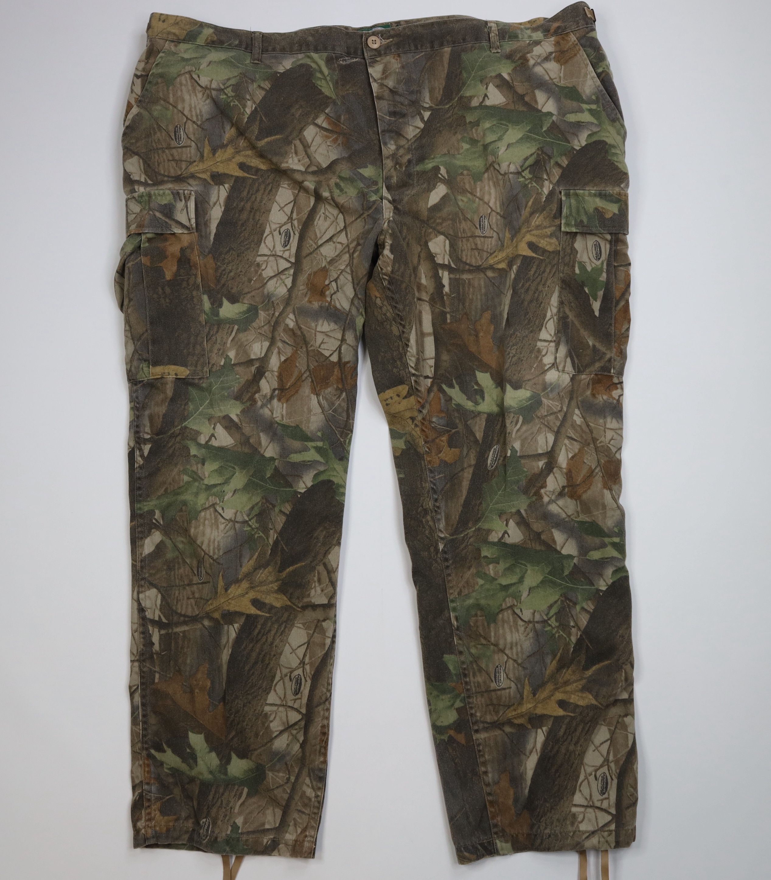 Cabelas Vintage 90s Cabelas Button Fly Wide Leg Cargo Pants Size US 42 / EU 58 - 1 Thumbnail