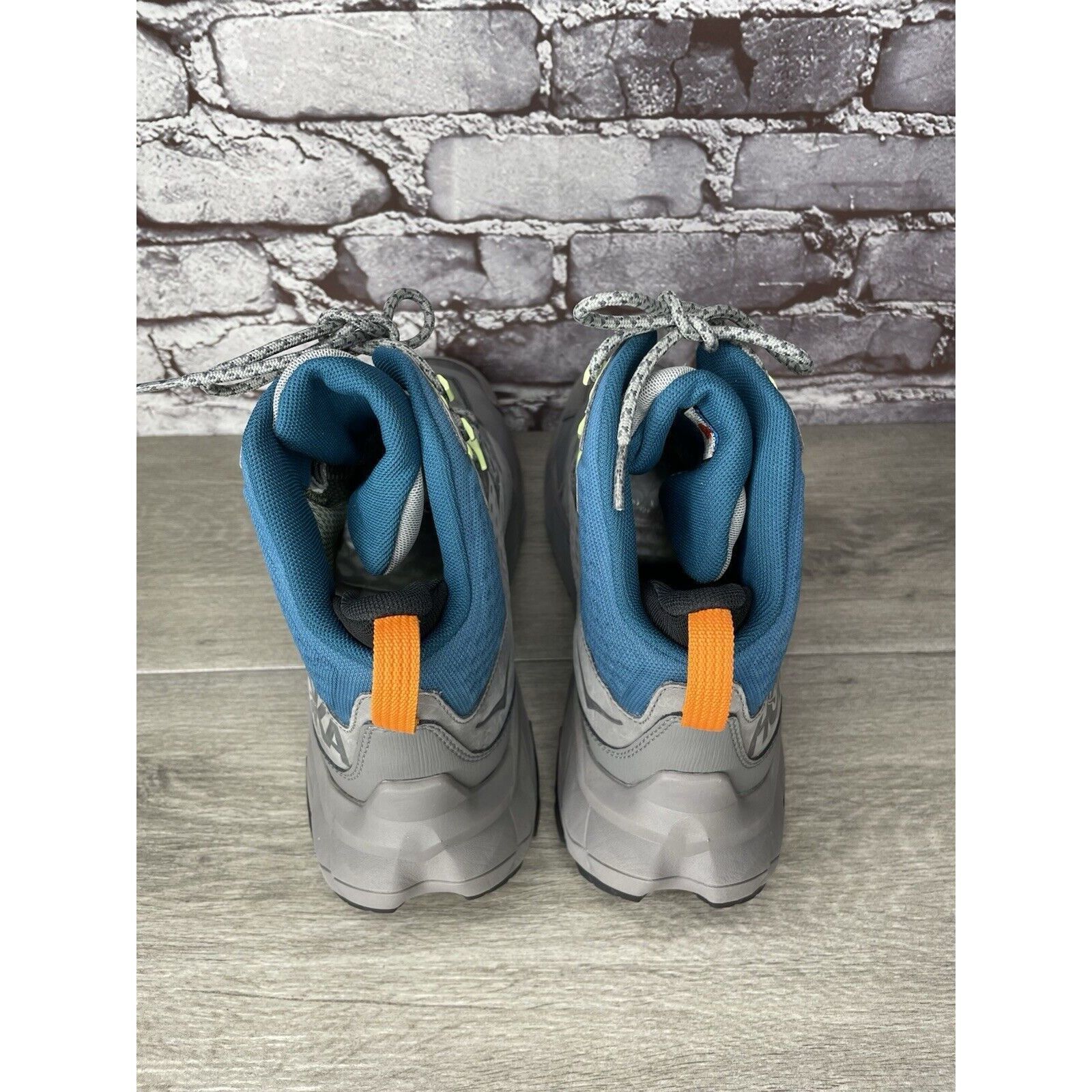 Hoka Hoka One One Anacapa Mid GTX Gray Blue Hiking Boots 1122018- Size US 11.5 / EU 44-45 - 5 Thumbnail