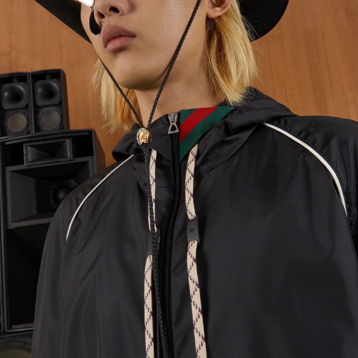 Gucci o1s1wg110725 Nylon Satin Jacket in Black Size US M / EU 48-50 / 2 - 4 Thumbnail