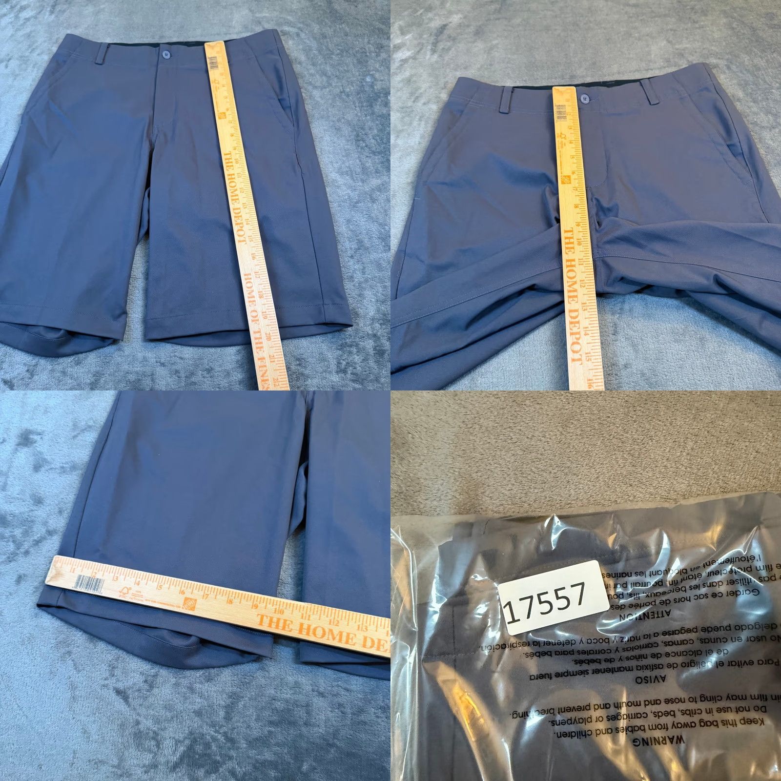 Nike Nike Dri-FIT Golf Shorts Mens 30 Dark Gray Flat Front 10.5 Inseam Moisture Wicking Breathable Athletic Preppy Golfwear Shorters Size US 30 / EU 46 - 8 Thumbnail