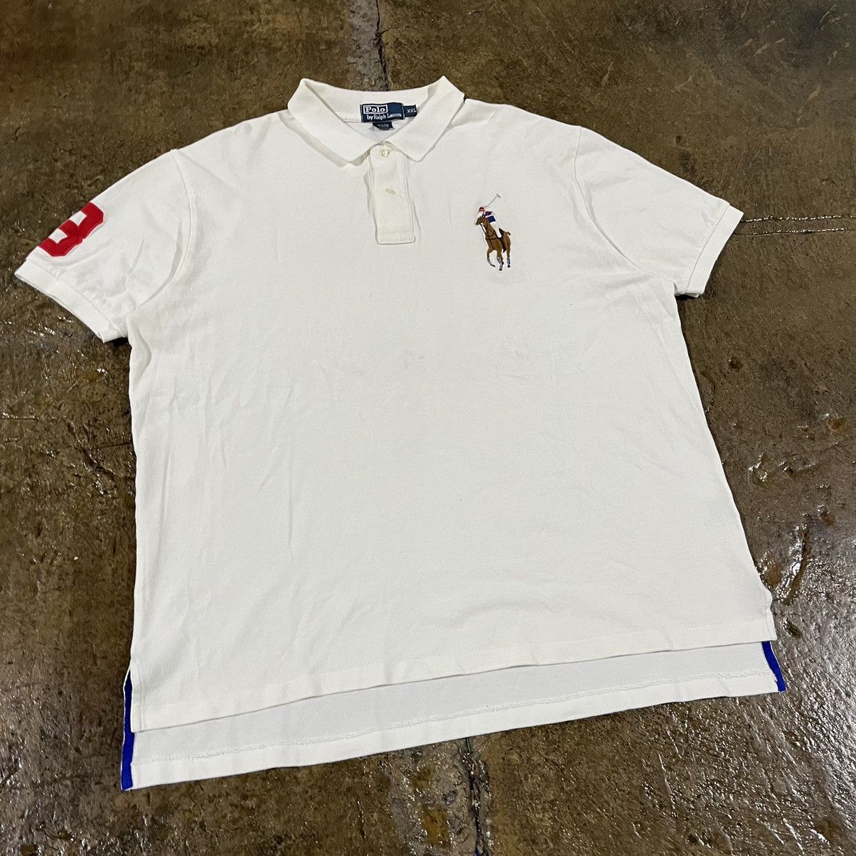 Glo Gang × Polo Ralph Lauren × Vintage Vintage Polo Ralph Lauren Big Pony Polo Shirt Chief Keef Size US XL / EU 56 / 4 - 2 Thumbnail