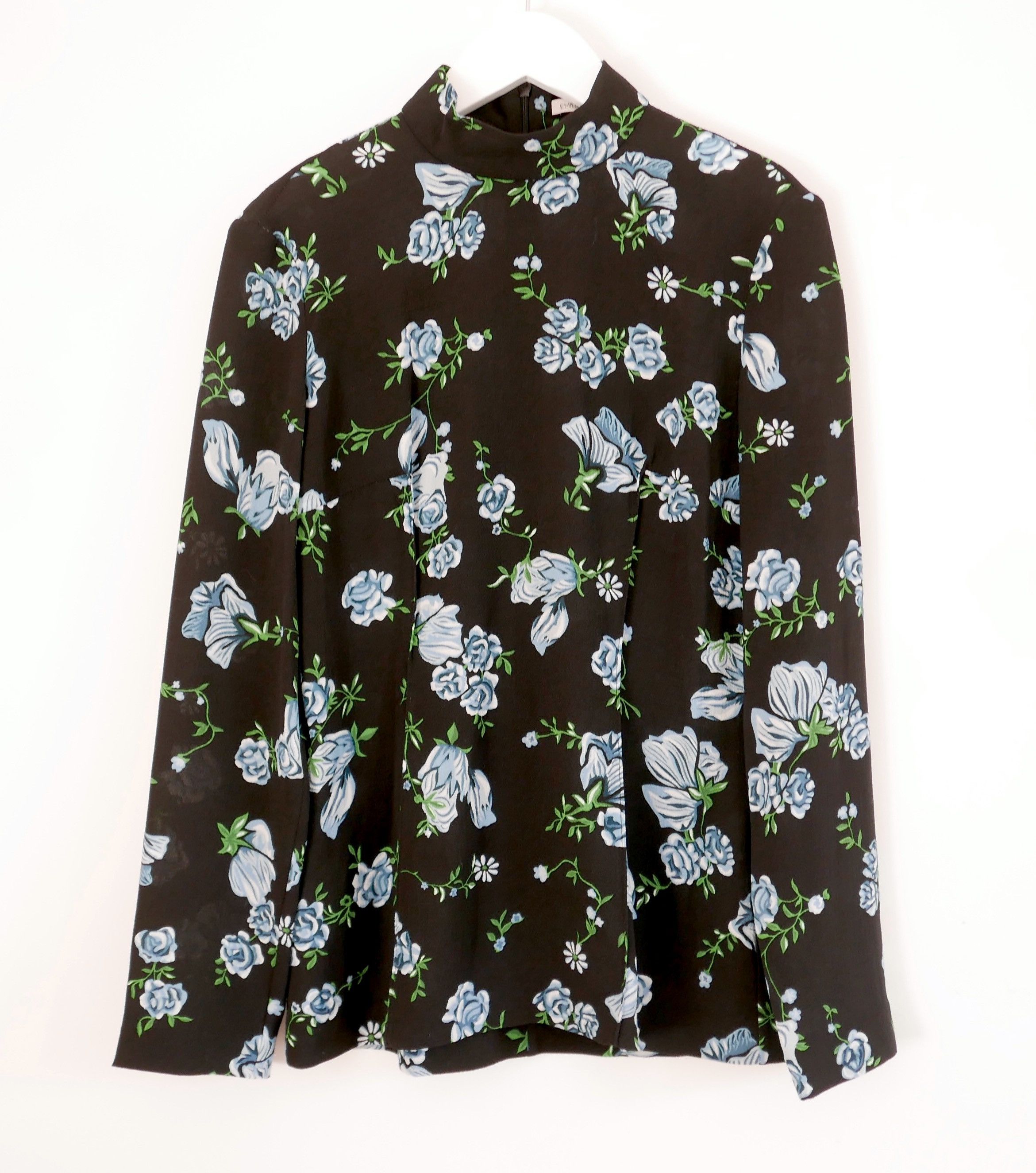 Ann Demeulemeester Emilia Wickstead Rhonda Floral Print Blouse Size US M / EU 48-50 / 2 - 2 Thumbnail