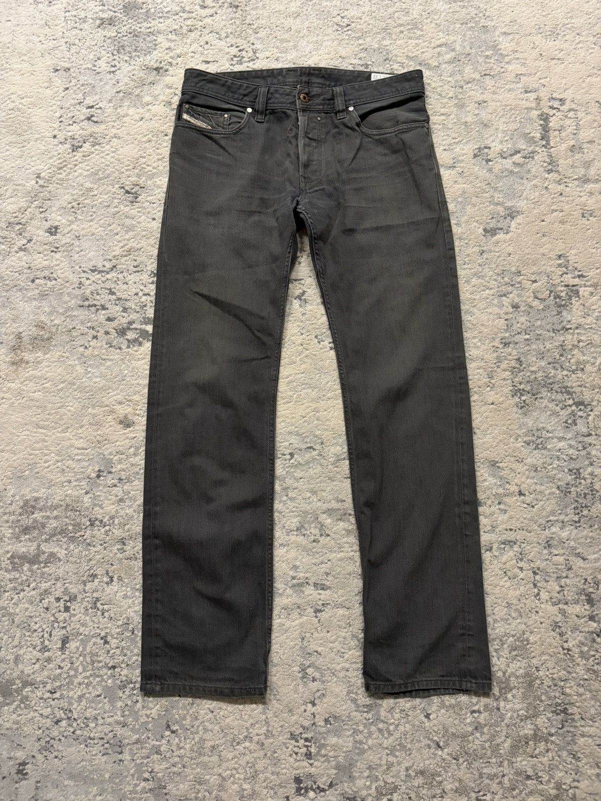 Diesel Diesel - Safado Straight Jeans Wash 008QU Grey Size US 31 - 1 Thumbnail