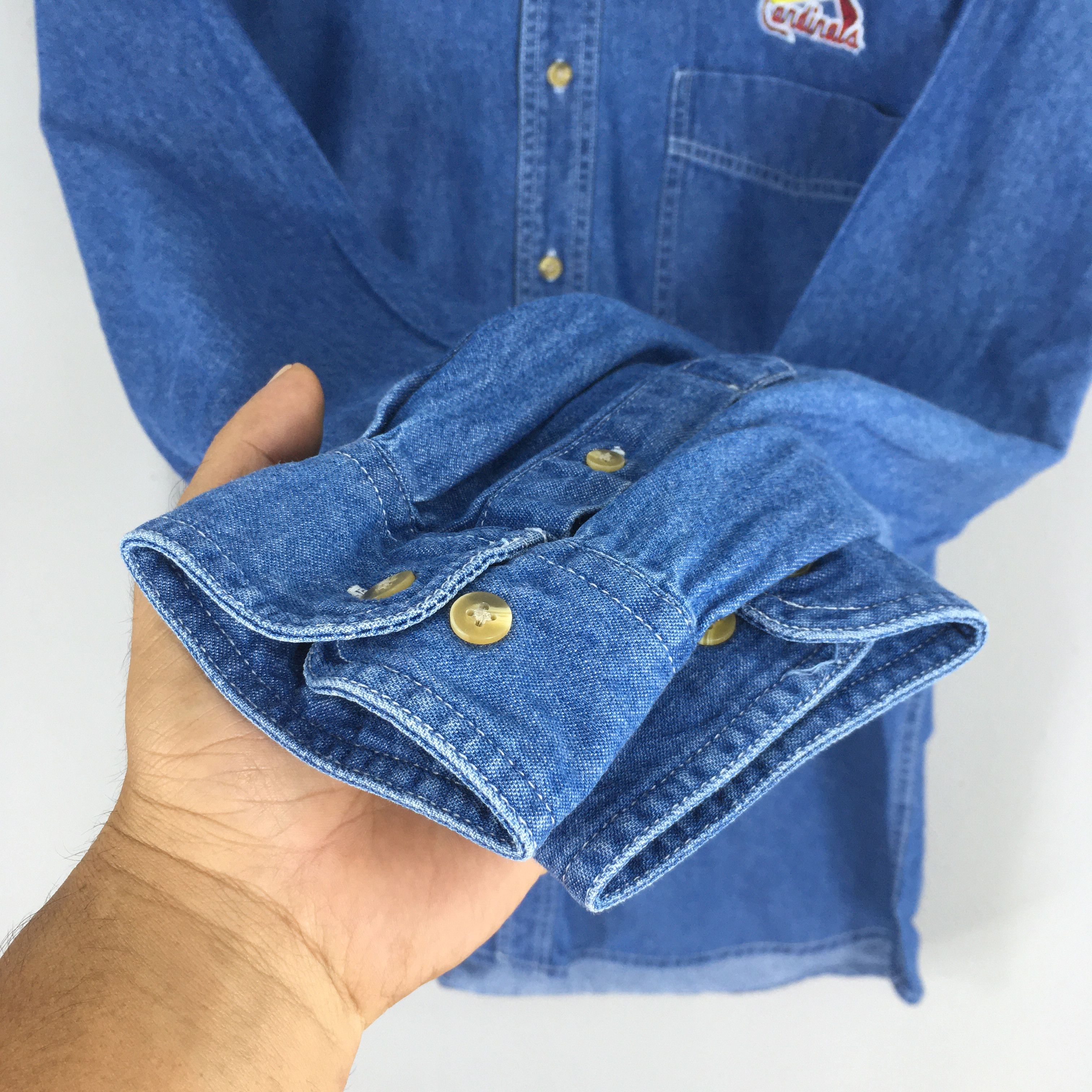 Lee Vintage Lee Sport St Louis Cardinals MLB Blue Jeans Large Size US L / EU 52-54 / 3 - 4 Thumbnail