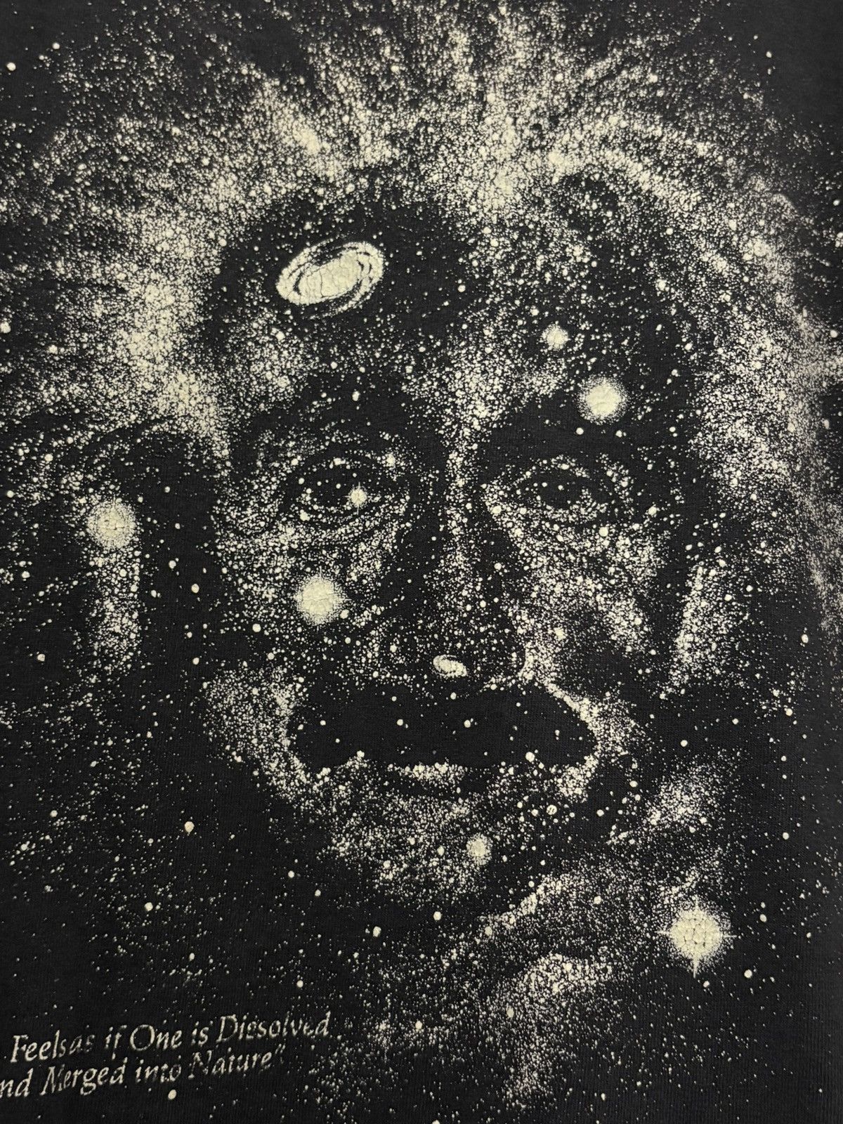 Vintage Vintage 90s Paint Distressed Einstein Shirt Size US XXL / EU 58 / 5 - 4 Thumbnail