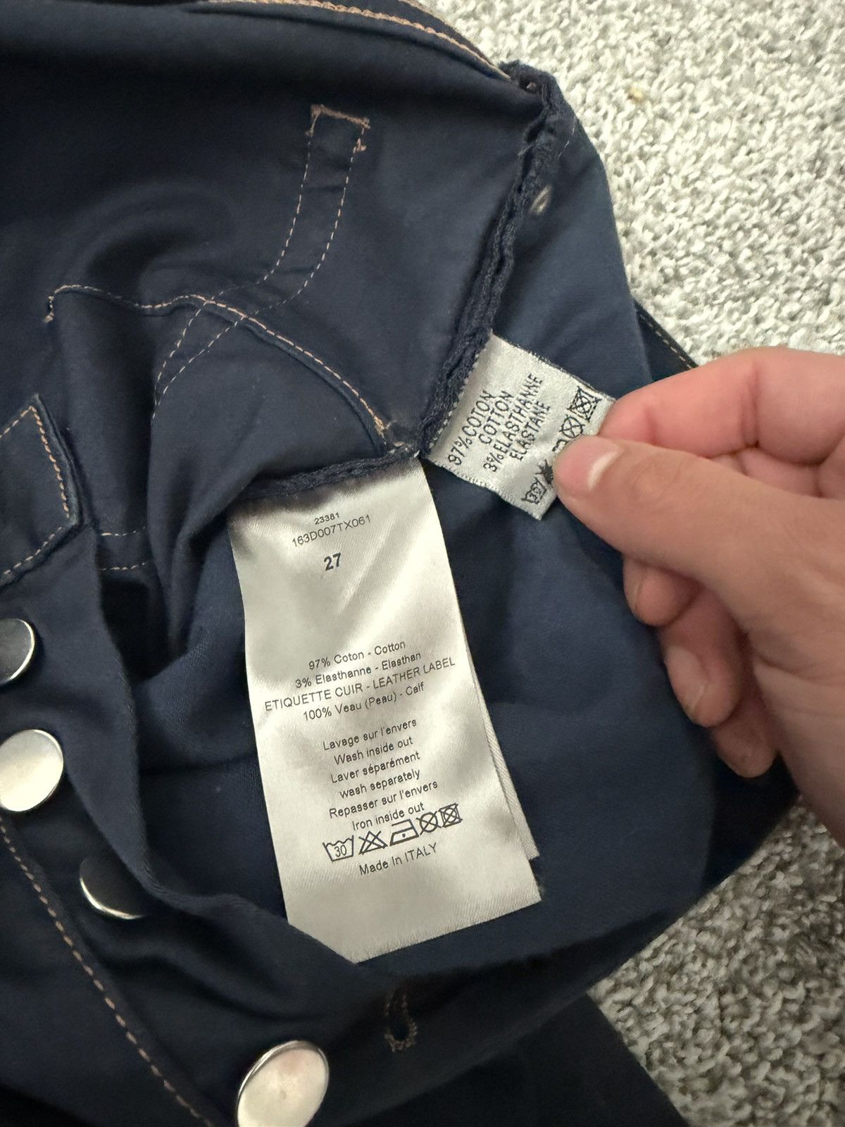 Dior 05 HEDI Dior Blue Jeans Size US 27 - 5 Thumbnail