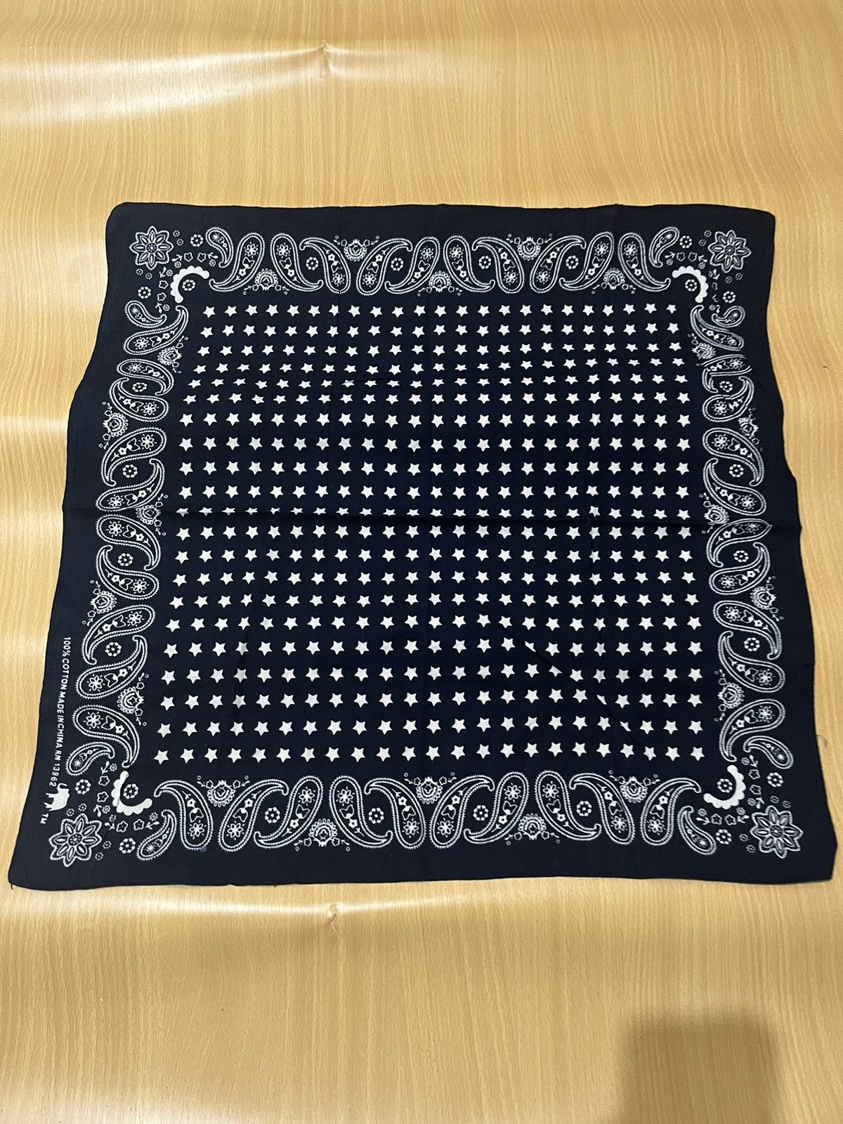 Japanese Brand Blue Navy Bandana Vintage Size ONE SIZE - 1 Thumbnail