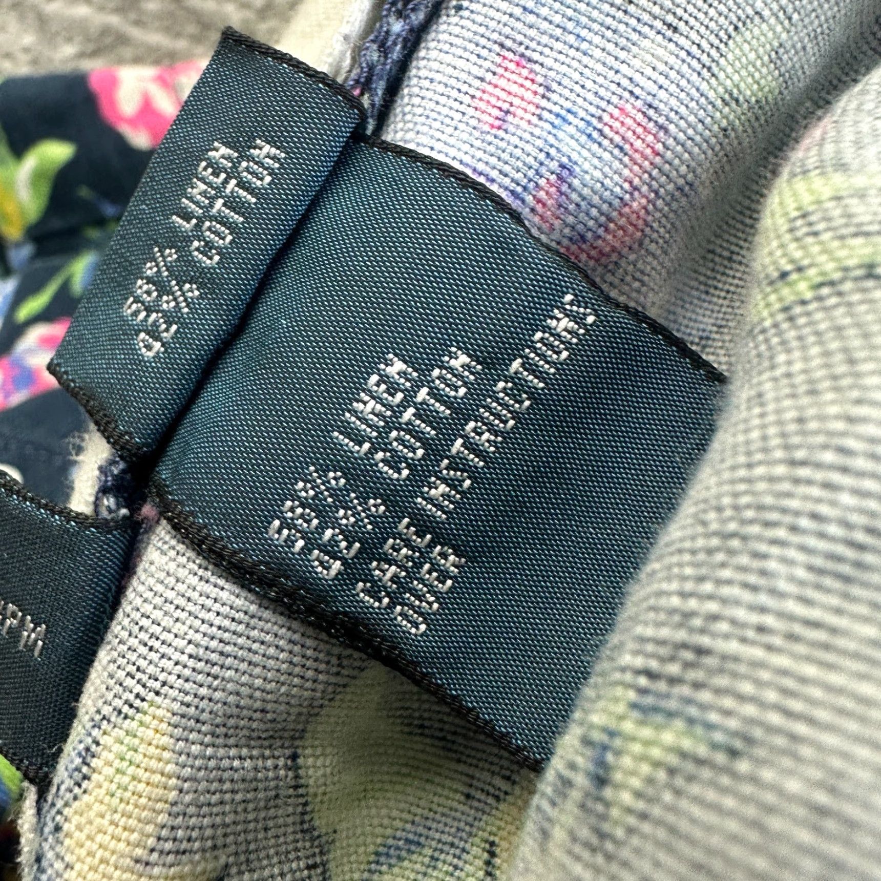 Polo Ralph Lauren Polo Ralph Lauren Shorts Mens 35 Blue Floral All Over Print Linen Blend Size US S / EU 44-46 / 1 - 5 Thumbnail