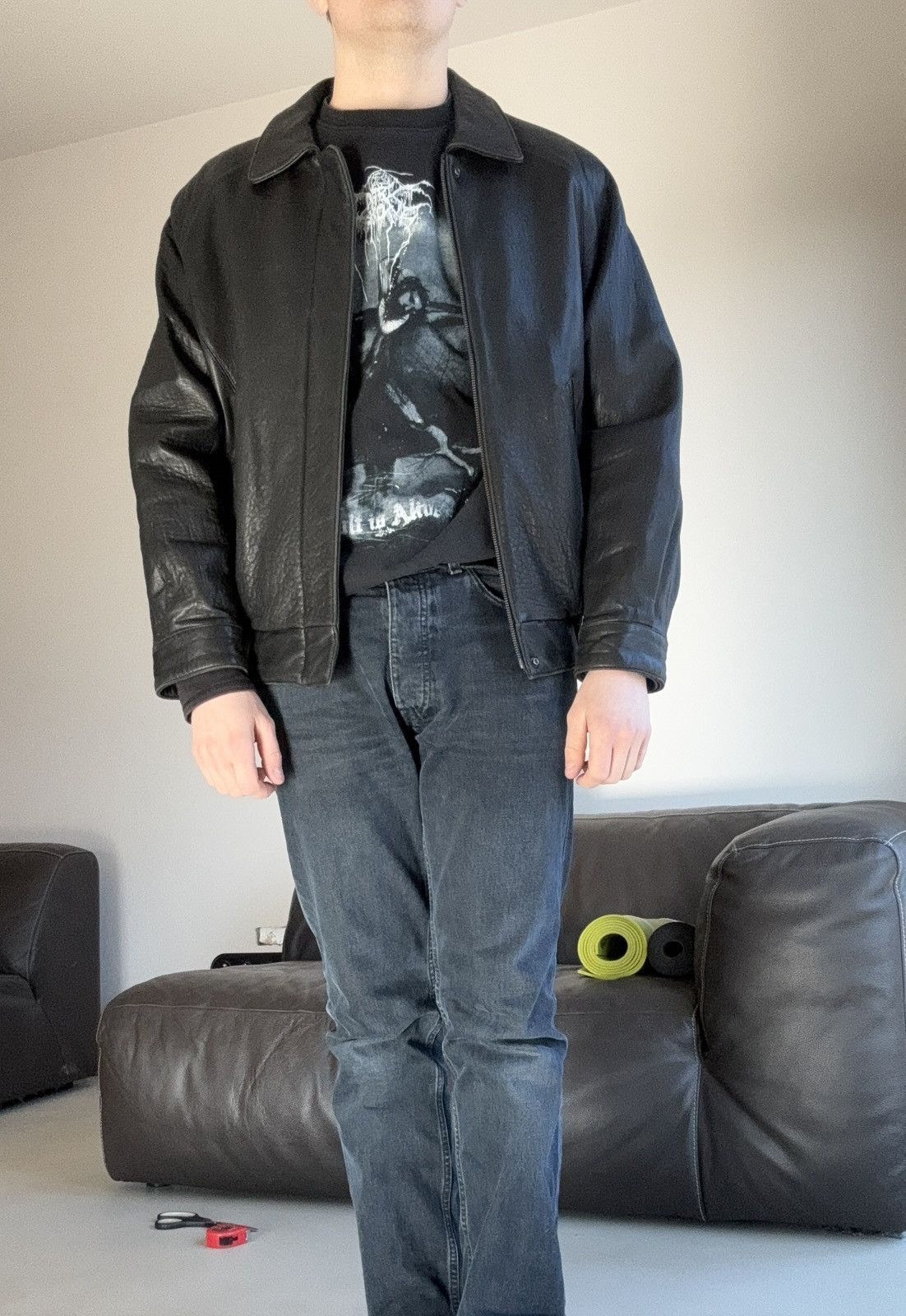Japanese Brand Vintage Leather Jacket Size US M / EU 48-50 / 2 - 2 Thumbnail