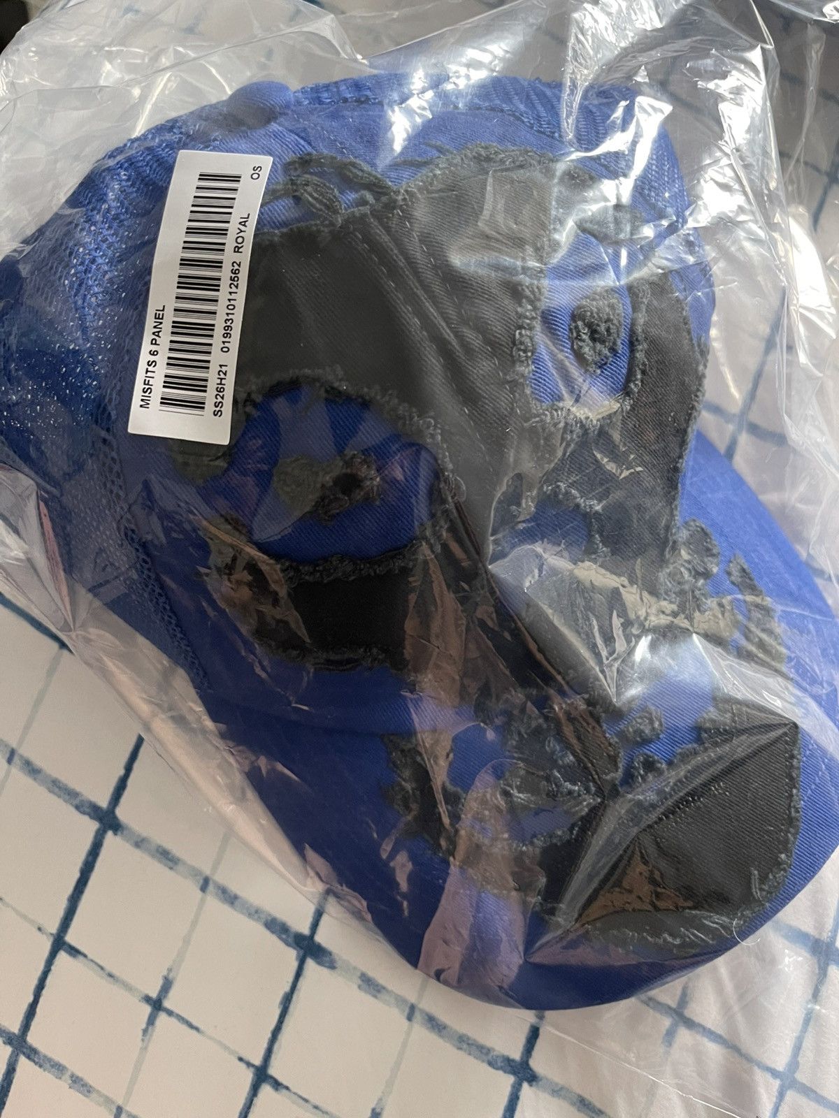 Misfits × Supreme Supreme/The Misfits Mesh Back 6-Panel ROYAL BLUE SS26 Size ONE SIZE - 3 Thumbnail