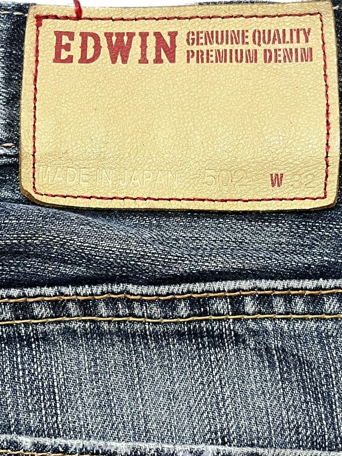 Edwin Vintage Edwin 502 Faded Grunge Denim Size US 33 - 8 Thumbnail