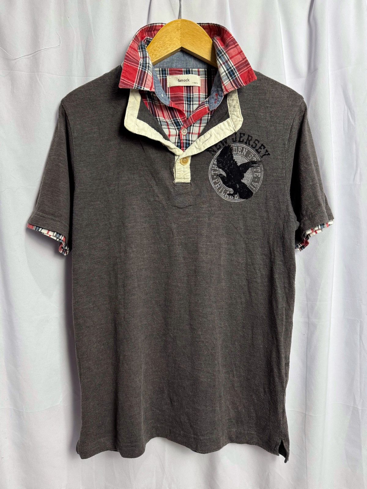 Hysteric Glamour × If Six Was Nine × Japanese Brand Japanese Poem Double Layers Famock Polo Shirt Size US M / EU 48-50 / 2 - 1 Thumbnail