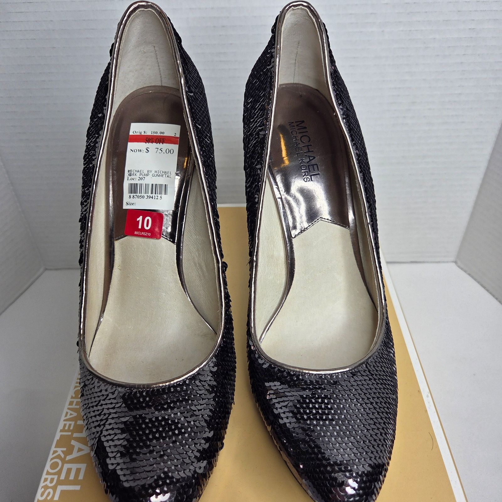 Michael Kors Michael Kors Sequin Pump Women's Shoes Size 10 Size US 10 / IT 40 - 2 Thumbnail