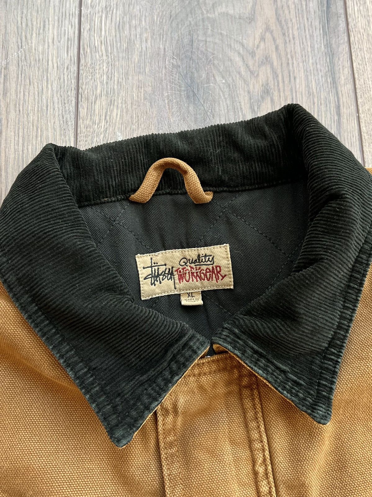Stussy Stussy Washed Canvas Shop Jacket Bronze XL Size US XL / EU 56 / 4 - 4 Thumbnail